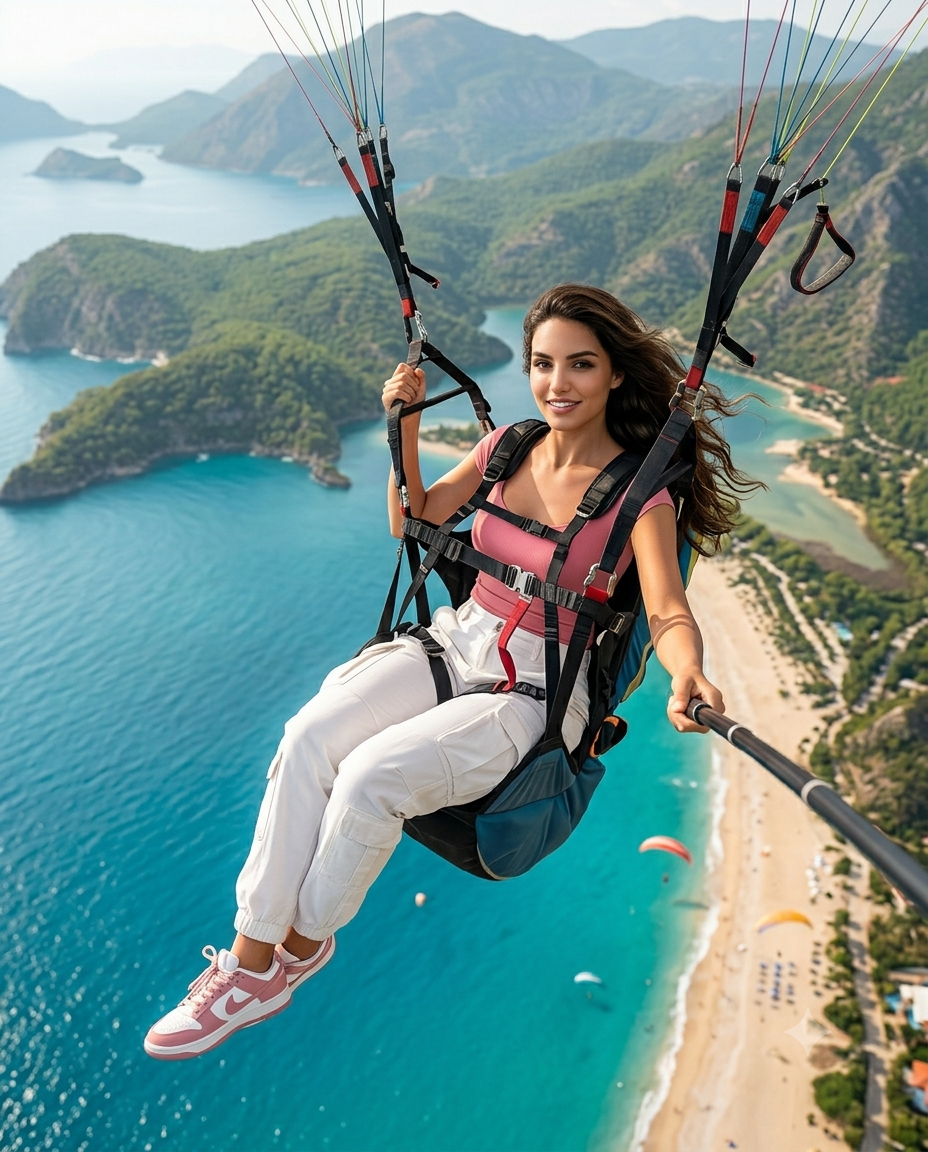 Paragliding Over a Tropical Paradise | Cinematic Adventure