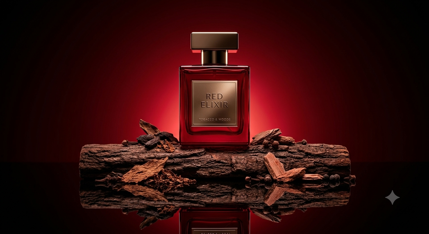 Luxury Ruby Red Perfume – Cinematic Product Photography