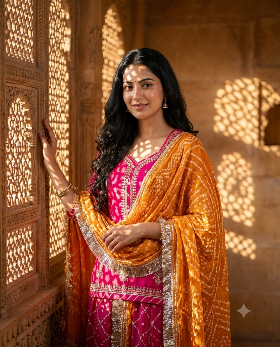 Royal Rajasthani Haveli Fashion Portrait